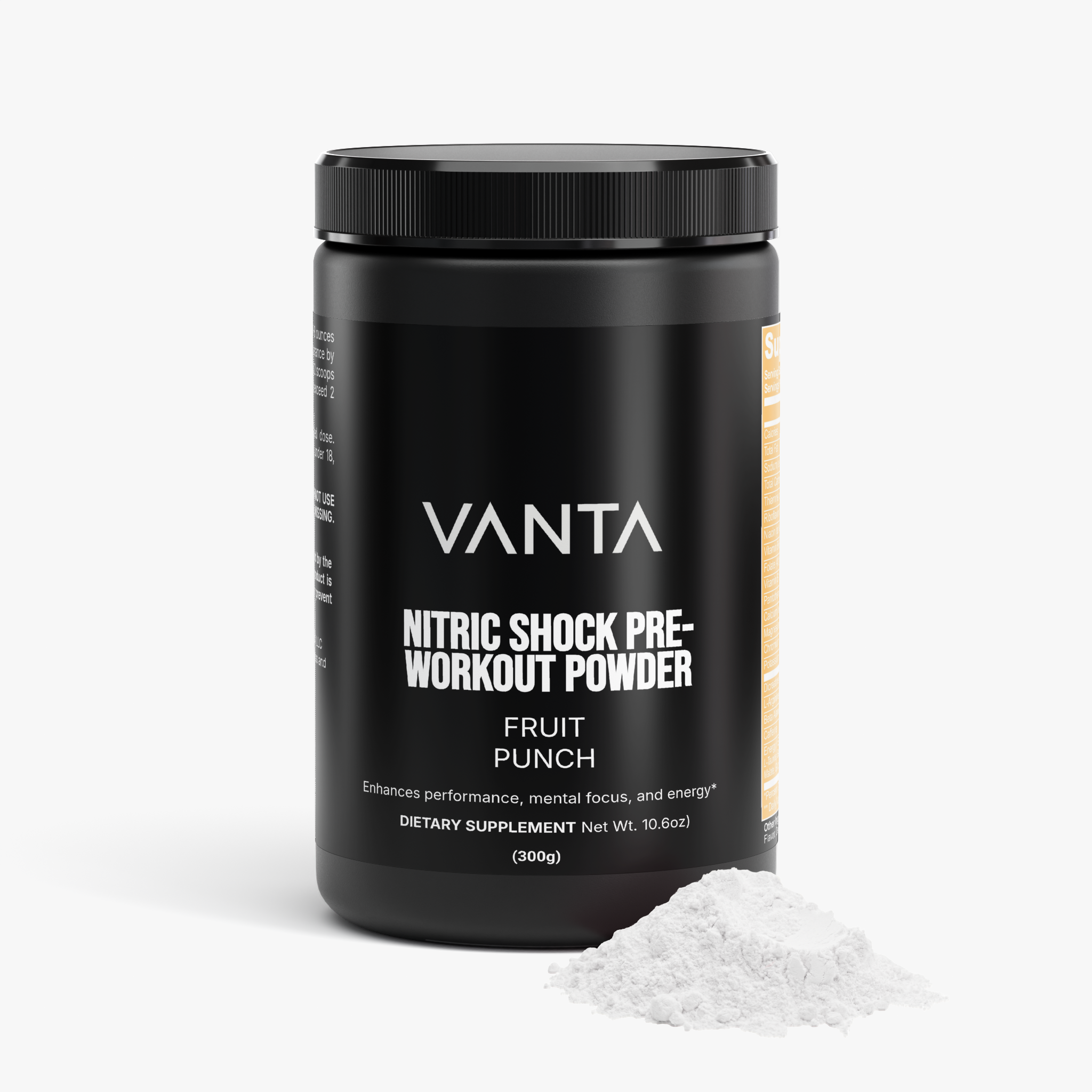 VANTA Nitric Shock Pre-Workout Powder (Fruit Punch)