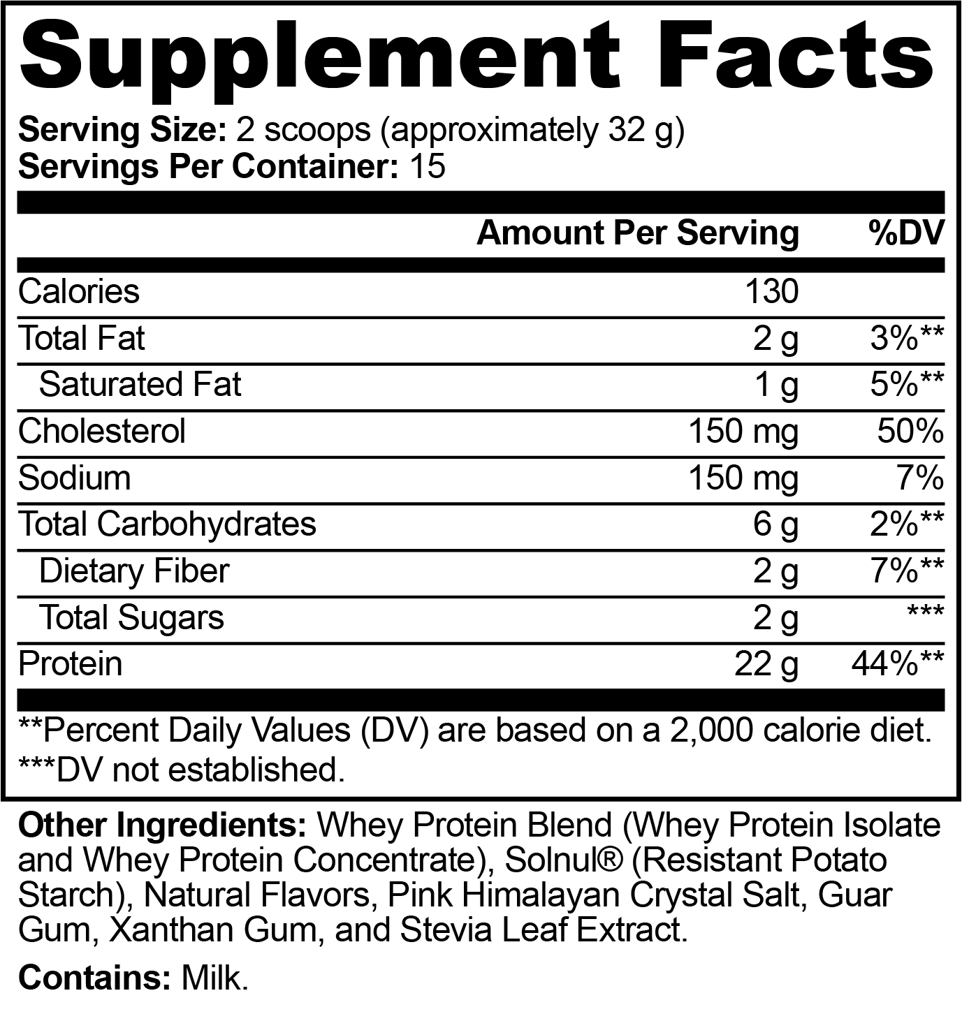 VANTA Whey Protein Blend (Vanilla)